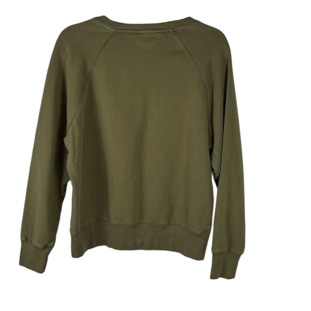 Zadig & Voltaire olive green gold skull crewneck sweat shirt size Small - Picture 2 of 6